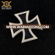 Custom Hard Enamel Snowflake Shape Badge Metal Lapel Pin Badge With Free Logo