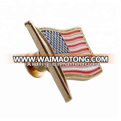 wholesale high quality usa american flag lapel pins badge