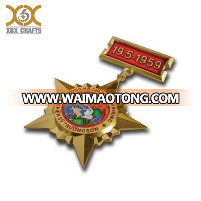 metal custom badge brass military badge